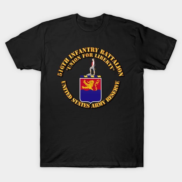 COA - 516th Infantry Battalion T-Shirt by twix123844